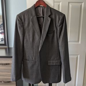 Banana Republic tailored charcoal blazer 38R